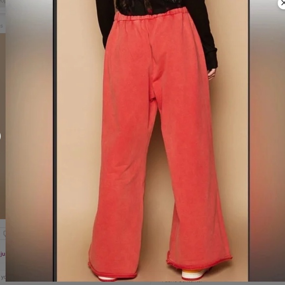 POL “ Maryland “ POL Relaxed Fit Sweat Pants with Elastic Waist 68 - Picture 3 of 3